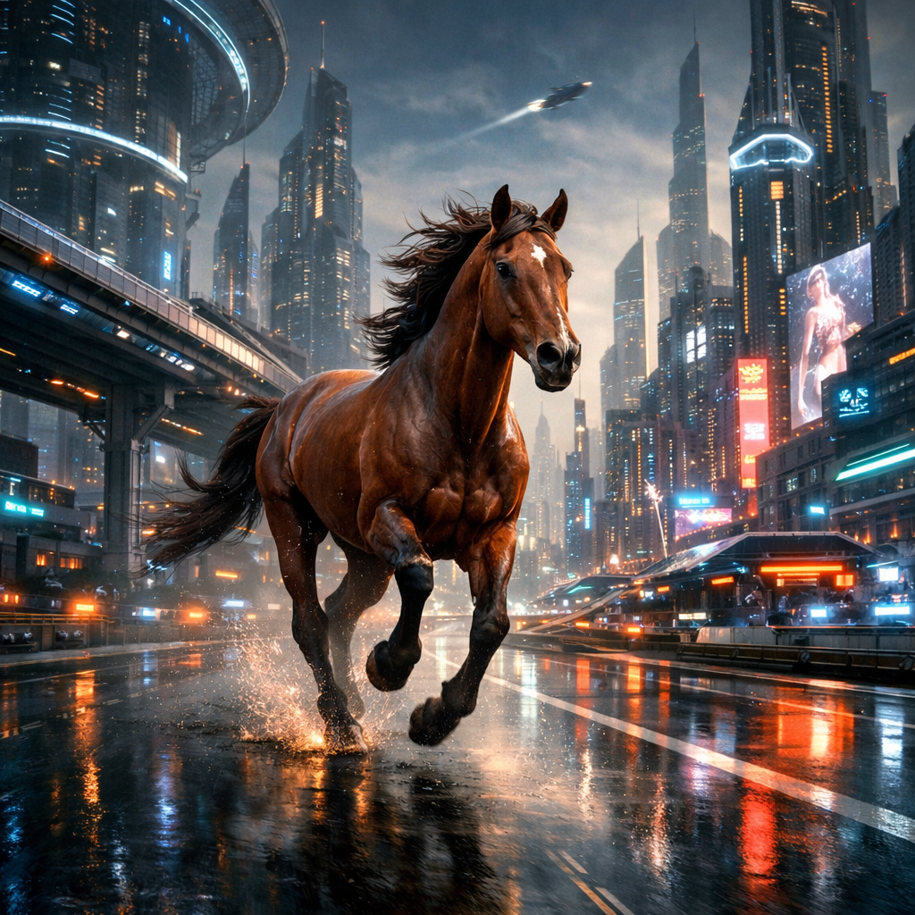 horse_in_futuristic_city